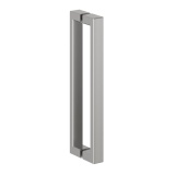 Cutout image of Crosswater Asura 8 Brushed Stainless Steel Fluted Handle